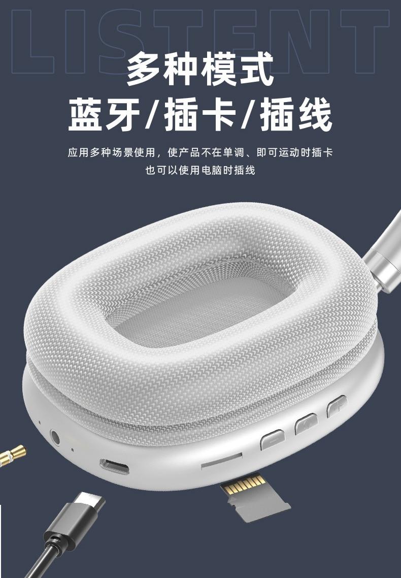 Headphone Bluetooth Headset Gaming Headsets Over-ear Earphone Subwoofer Wireless Earpiece Sports with Microphone Battery Durable | Fugo Best