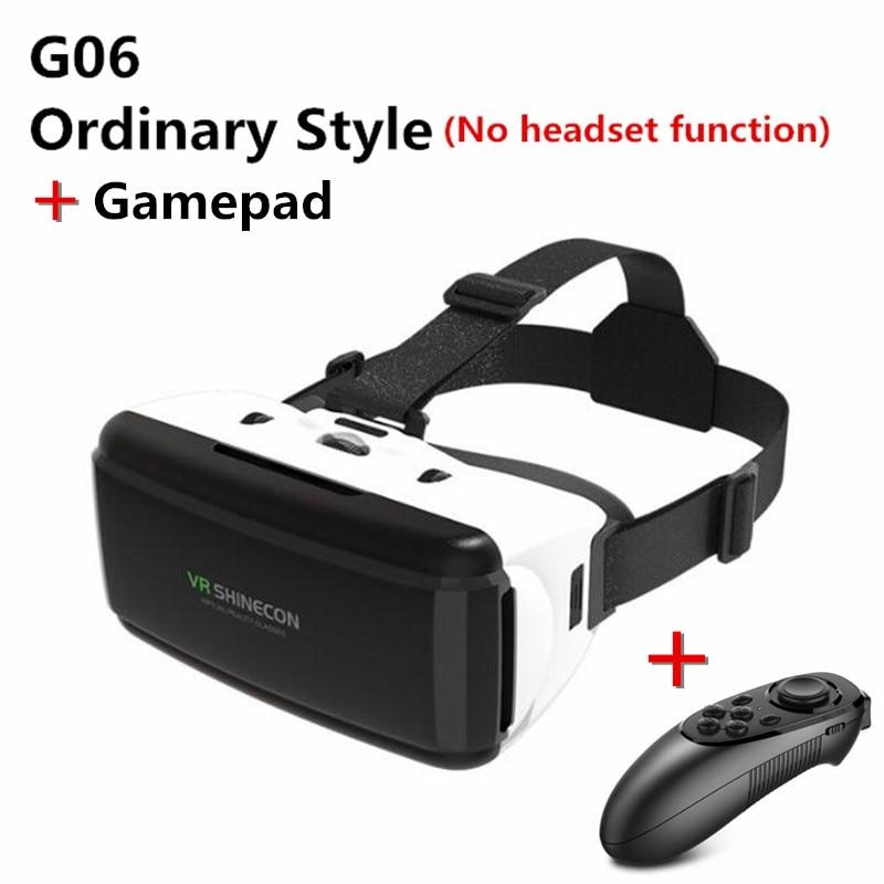 Original VR Virtual Reality 3D Glasses Box Stereo VR Google Cardboard Headset Helmet for IOS Android Smartphone,Wireless Rocker | Fugo Best