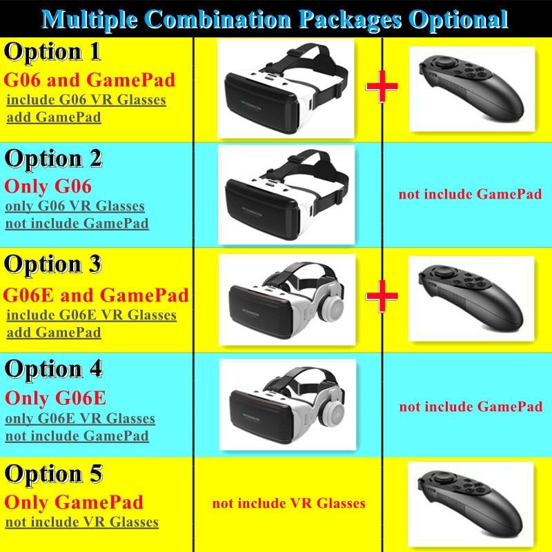 Original VR Virtual Reality 3D Glasses Box Stereo VR Google Cardboard Headset Helmet for IOS Android Smartphone,Wireless Rocker | Fugo Best