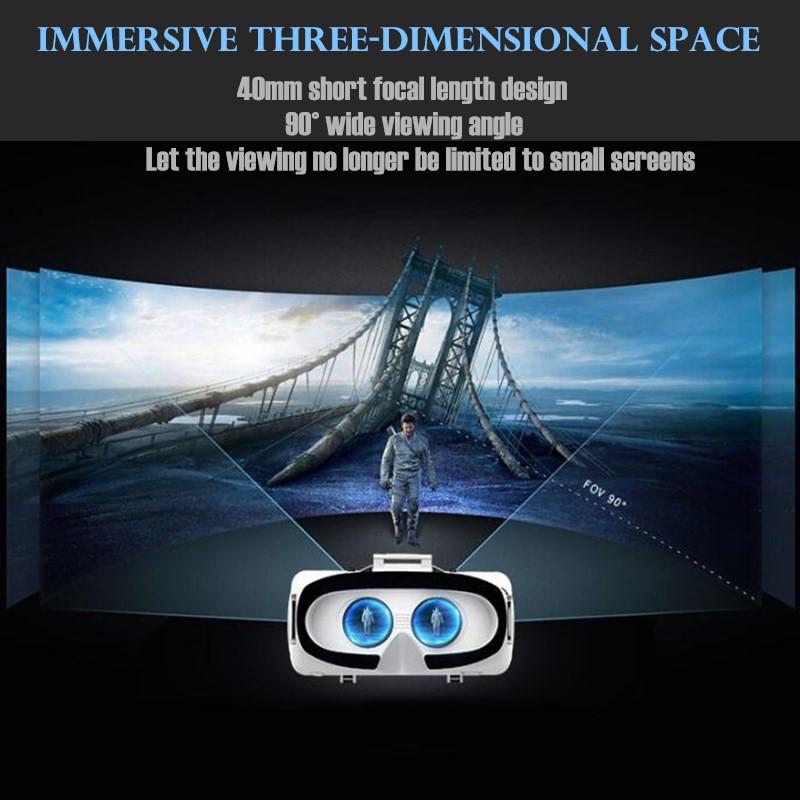 Original VR Virtual Reality 3D Glasses Box Stereo VR Google Cardboard Headset Helmet for IOS Android Smartphone,Wireless Rocker | Fugo Best