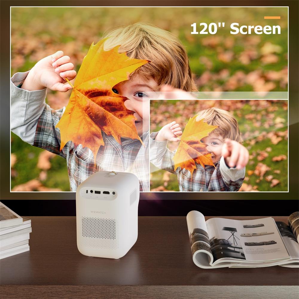 WEWATCH V30 Portable Mini Smart Projector HD Native 1080P WiFi Proyector Built-in Speaker Home Theater Video Children Projector | Fugo Best