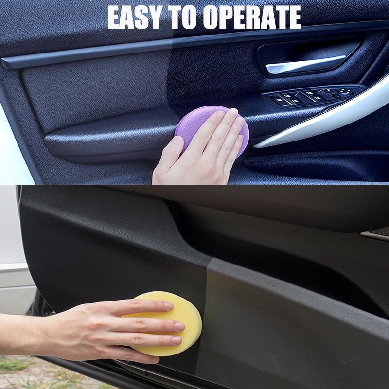Car Interior Restorer Super Shine Plastic And Leather Cleaner Long Lasting Maintain Gloss Auto Detailing Car Coating Protection | Fugo Best