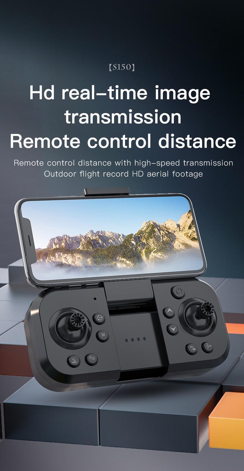 KOHR S150 6K ESC Dual Camera Drone 4K Optical Flow Positioning Dron Brushless Motor Four-Sided Obstacle Avoidance Quadcopter Toy | Fugo Best