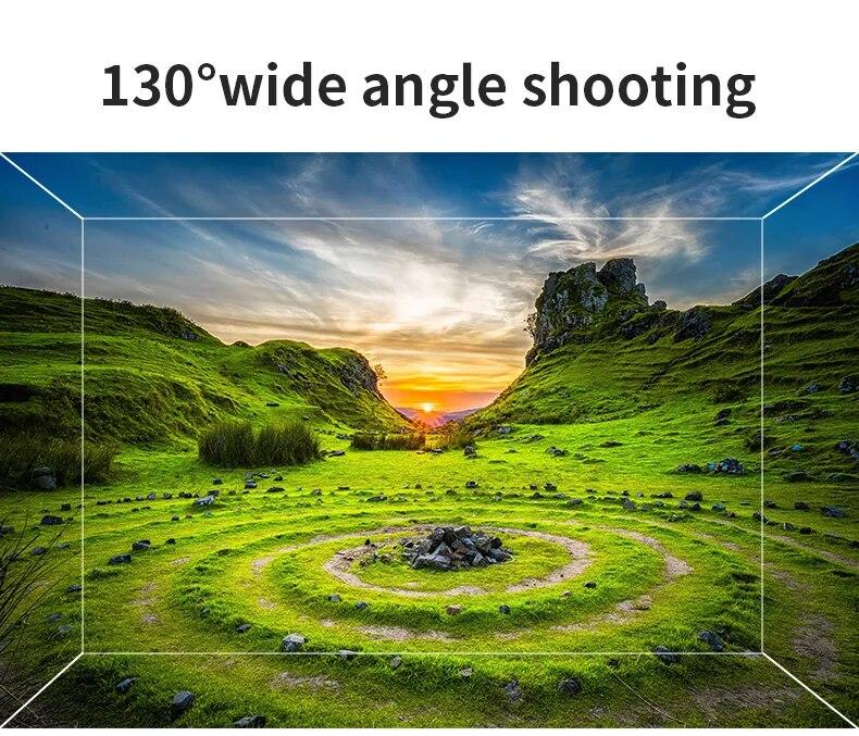 Ordro EP8 Head Wearable Vlog Camera 4K 60fps for YouTube Video Motorcycle Helmet POV Digital Camcorder Professional Gimbal | Fugo Best