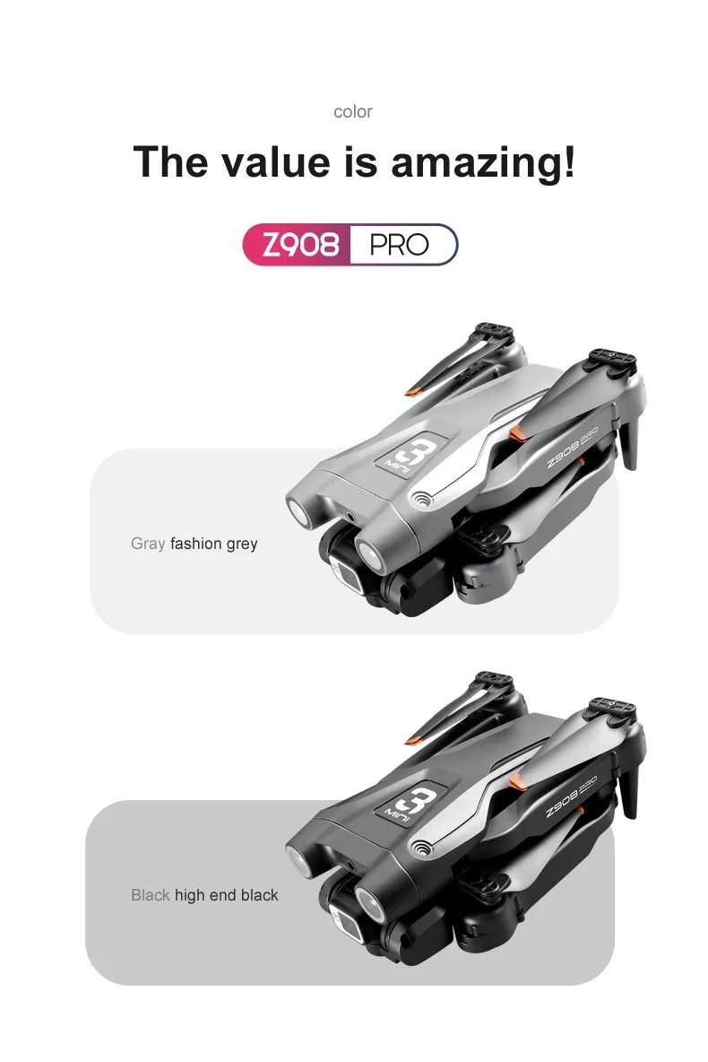 Lenovo Z908Pro Max Drone Brushless Motor Dual4K ESC Professional WIFI FPV Obstacle Avoidance Four-Axis Folding Rc Quadcopter Toy | Fugo Best