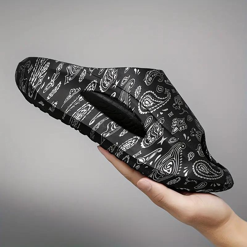 Mens Fashion Slides, Casual Non Slip Slippers, Open Toe Shoes For Indoor Outdoor Beach Shower, Spring And Summer | Fugo Best