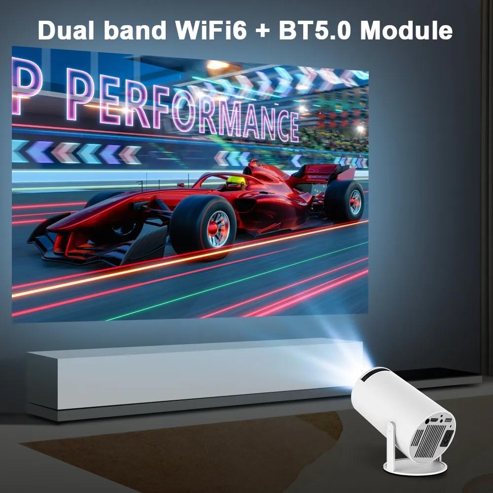 Transpeed Projector 4K Android 11 Dual Wifi6 200 ANSI Allwinner H713 BT5.0 1080P 1280*720P Home Cinema Outdoor portable Projetor | Fugo Best