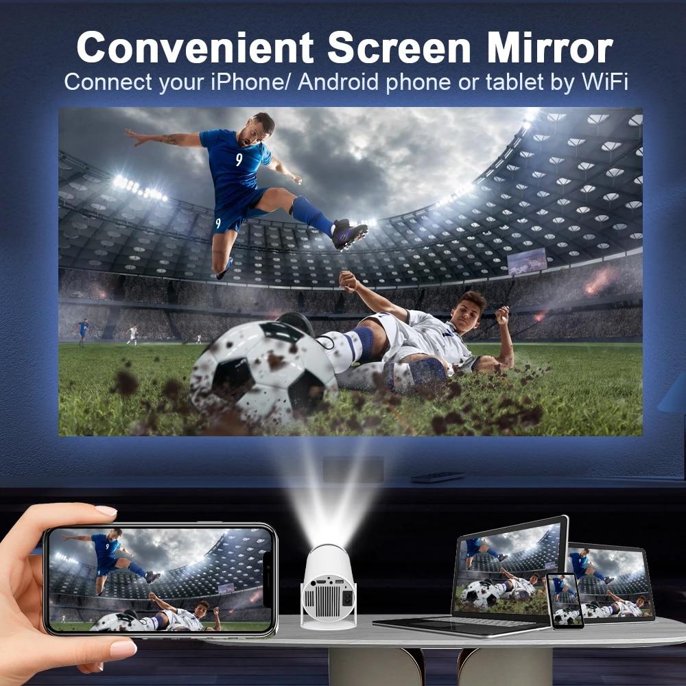 Transpeed Projector 4K Android 11 Dual Wifi6 200 ANSI Allwinner H713 BT5.0 1080P 1280*720P Home Cinema Outdoor portable Projetor | Fugo Best