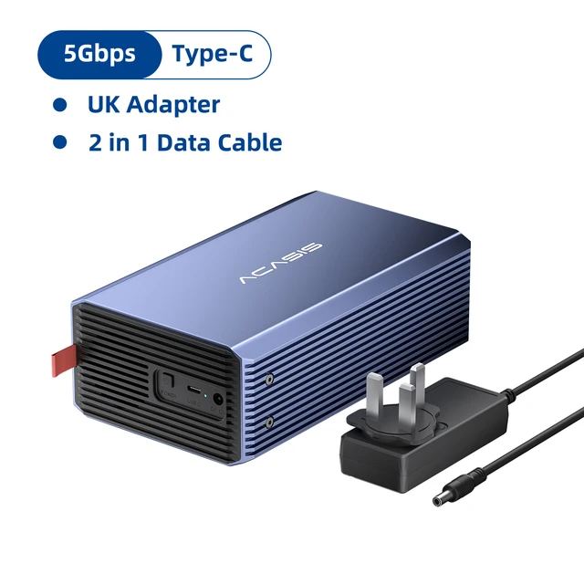 Acasis HDD Case 2.5/3.5 Inch Dual Bay External Hard Drive Enclosure Case HD Array SATA TO USB Hard Disk Array With RAID Function | Fugo Best