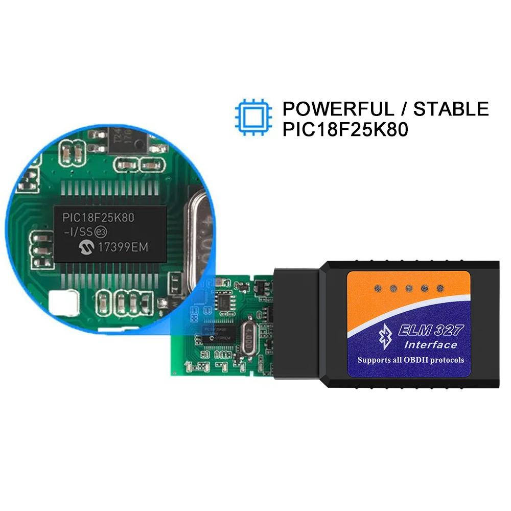 ELM 327 V2.1 OBD2 Code Reader Bluetooth ELM327 OBDII Auto Accessories OBD2 Car Diagnostic Tools Scanner Universal | Fugo Best
