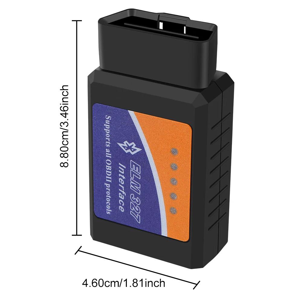 ELM 327 V2.1 OBD2 Code Reader Bluetooth ELM327 OBDII Auto Accessories OBD2 Car Diagnostic Tools Scanner Universal | Fugo Best