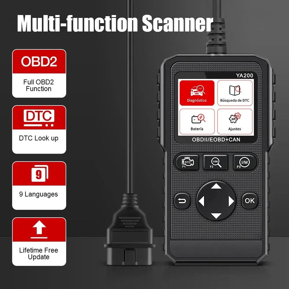 Scanner Professional YA200 OBD2 Diagnostic Tool Car Accessories Auto Engine System DTC Lookup Code Reader | Fugo Best