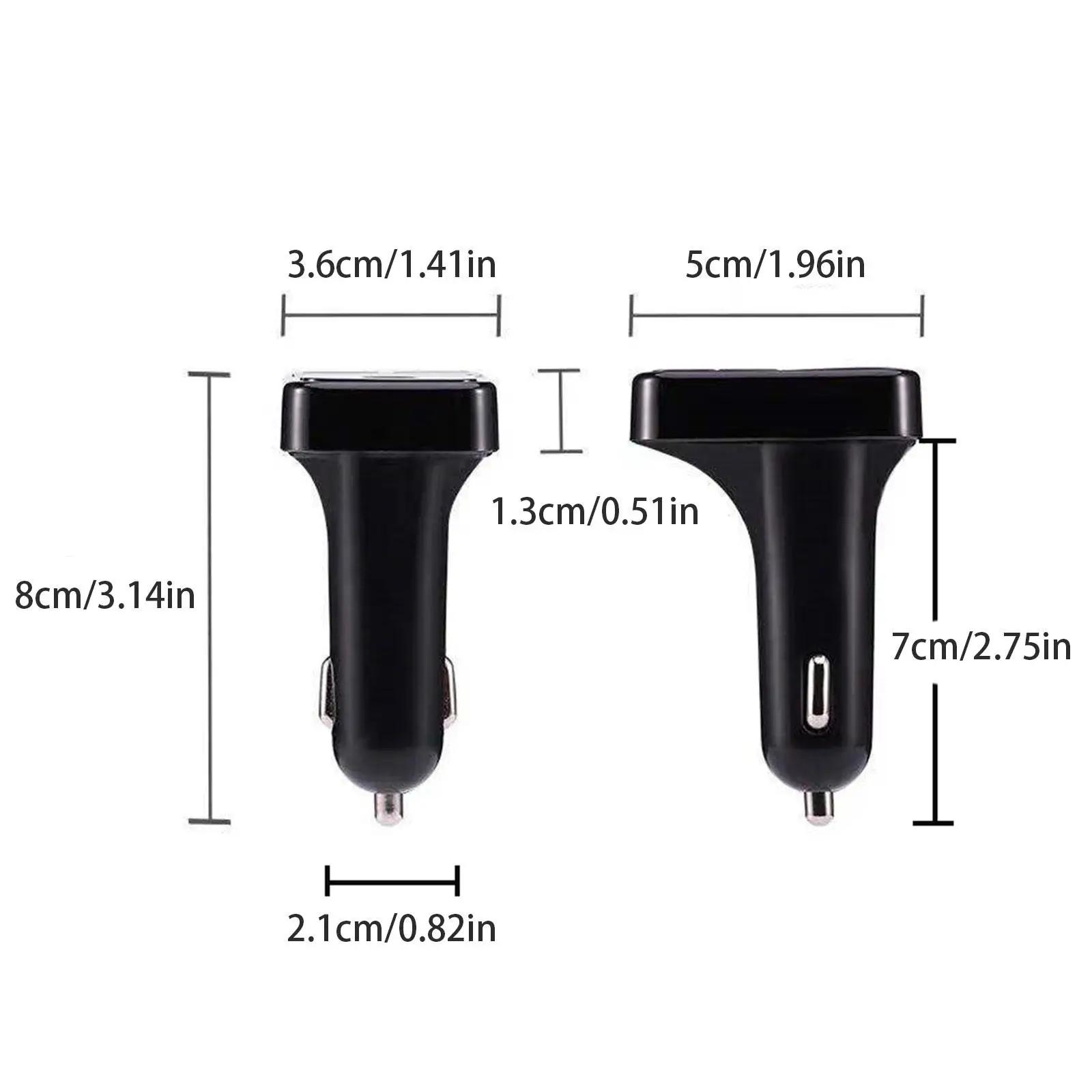 pd Fm Transmitter Bluetooth Wireless Car Kit Handfree Usb 3.1A Fast Car Charger Mp3 Music Aux Player Car Acessories | Fugo Best