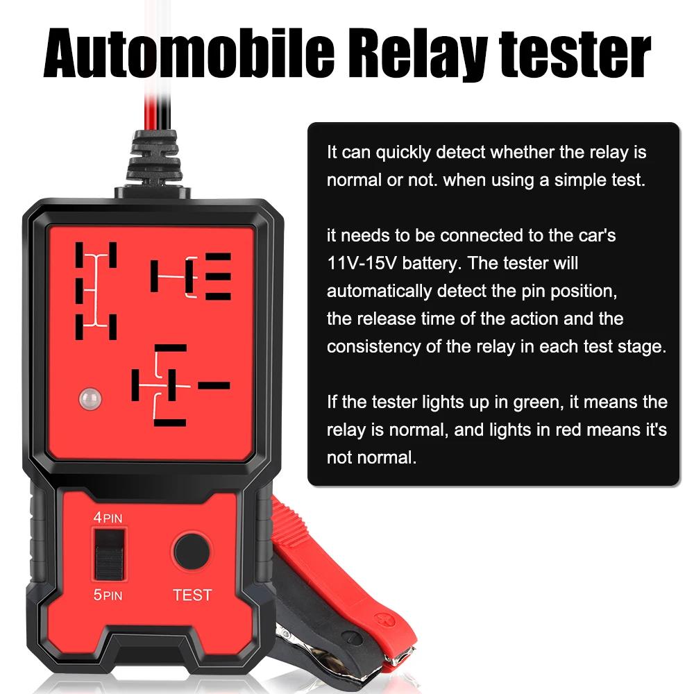 Universal 12V Car Relay Tester Electronic Automotive Relay Tester For Auto Battery Checker Alternator Analyzer Diagnostic Tool | Fugo Best