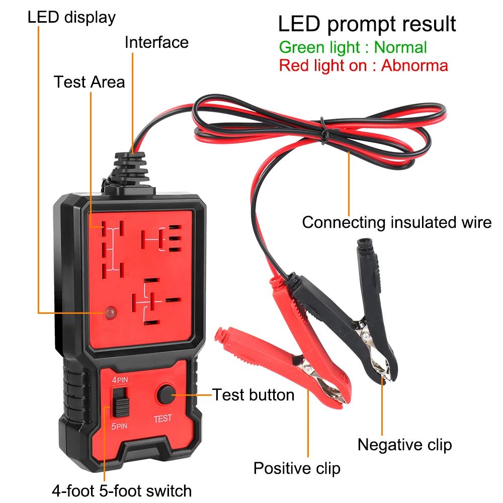 Universal 12V Car Relay Tester Electronic Automotive Relay Tester For Auto Battery Checker Alternator Analyzer Diagnostic Tool | Fugo Best