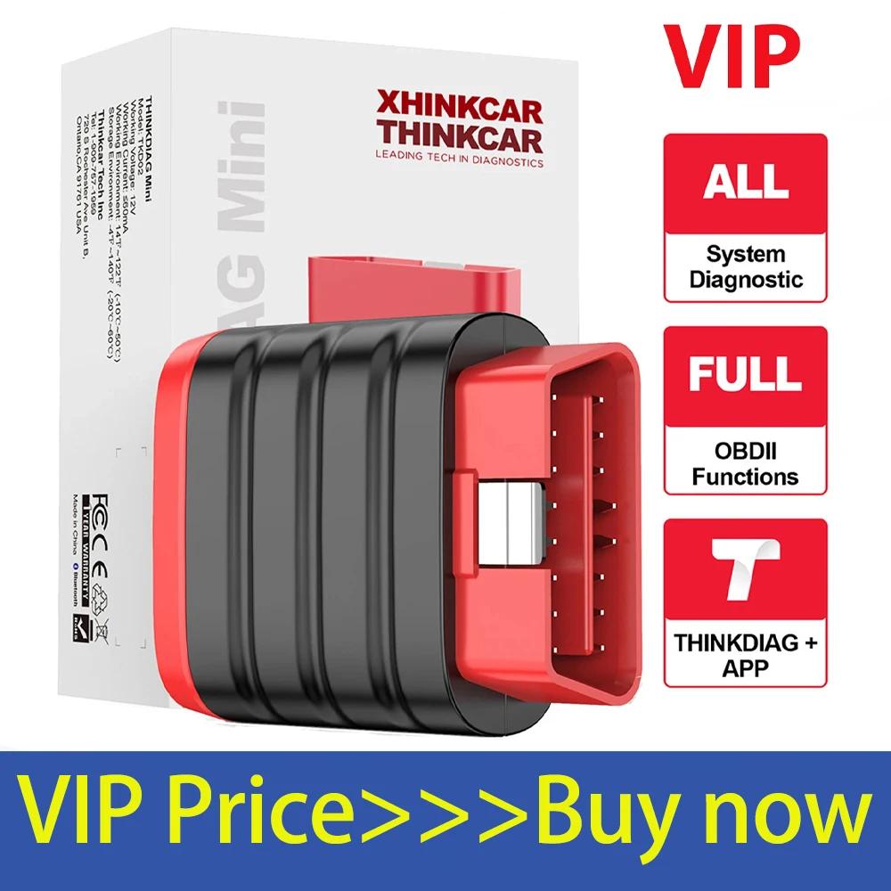 THINKCAR THINKDIAG Mini obd2 Bluetooth Scanner All Cars Full System Diagnose Lifetime Free Auto Diagnostic Tool Read/Clear Error | Fugo Best