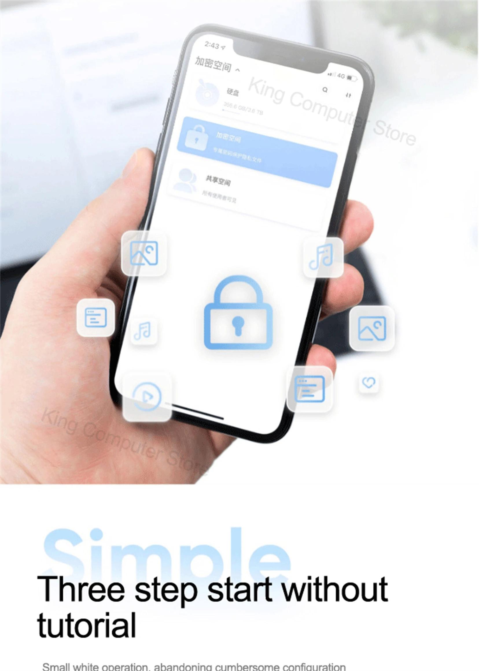 Hikvison S1 Personal Private Network Disk NAS Network Storage Server Home Cloud disk Remote Access Automatic Backup | Fugo Best