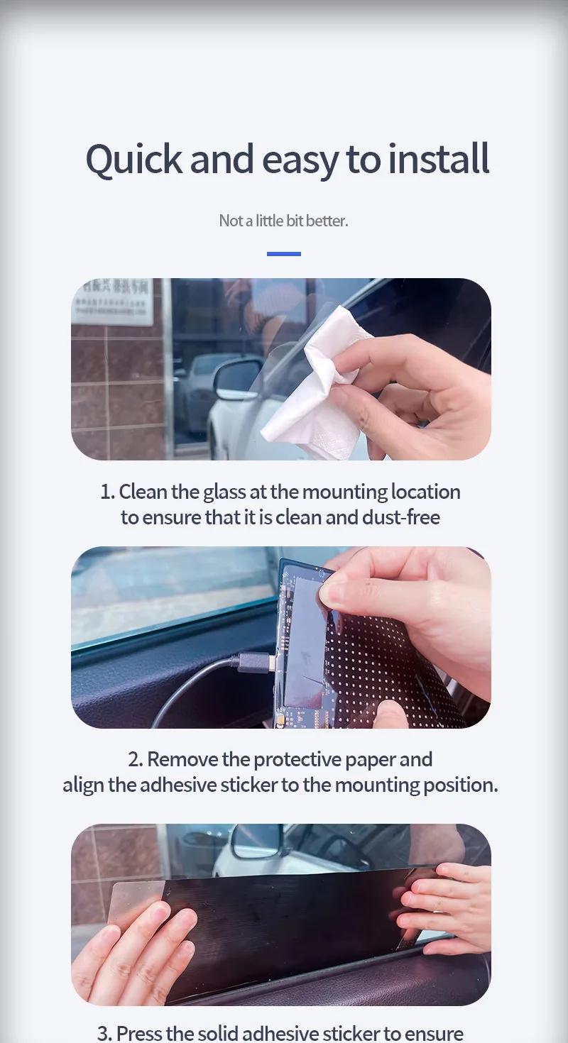 XINTIANGUANG Hot car led smart soft screen light wireless APP expression display car rear window LED demon eyes | Fugo Best
