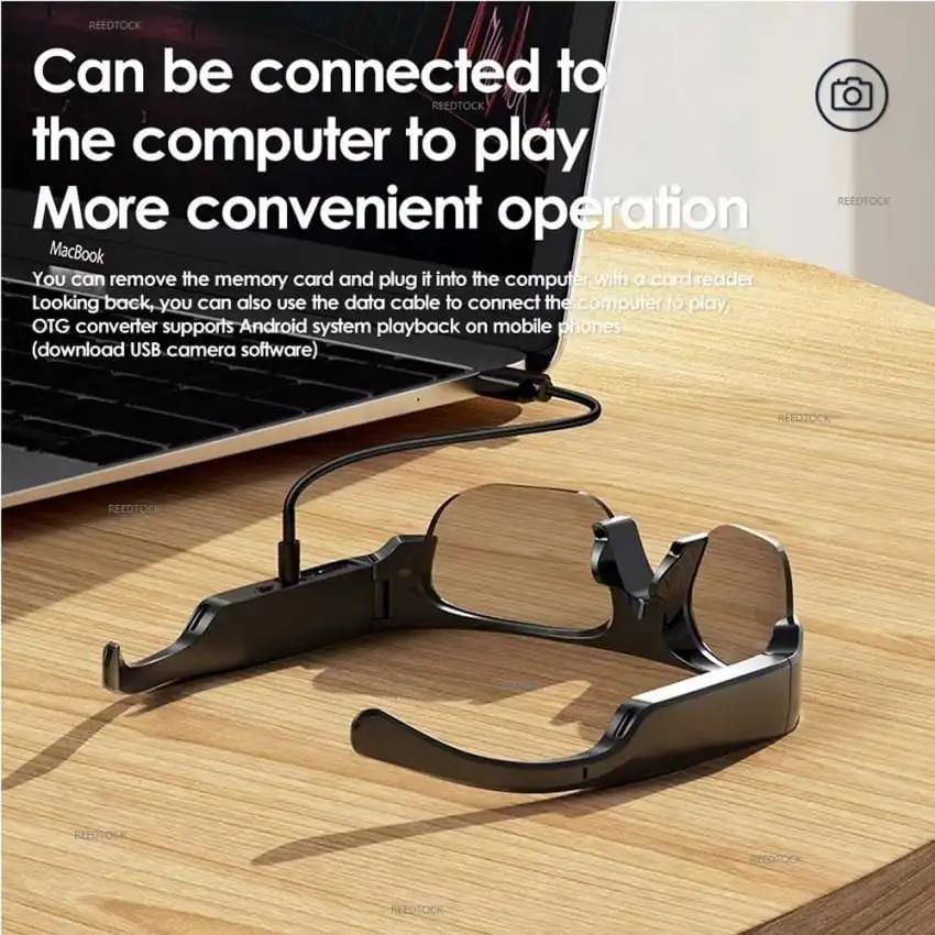 Smart Glasses Camera TWS Wireless Glasses Waterproof Video Recording Sports Outdoor Riding Call Mini 2K HD Camera Sunglasses | Fugo Best