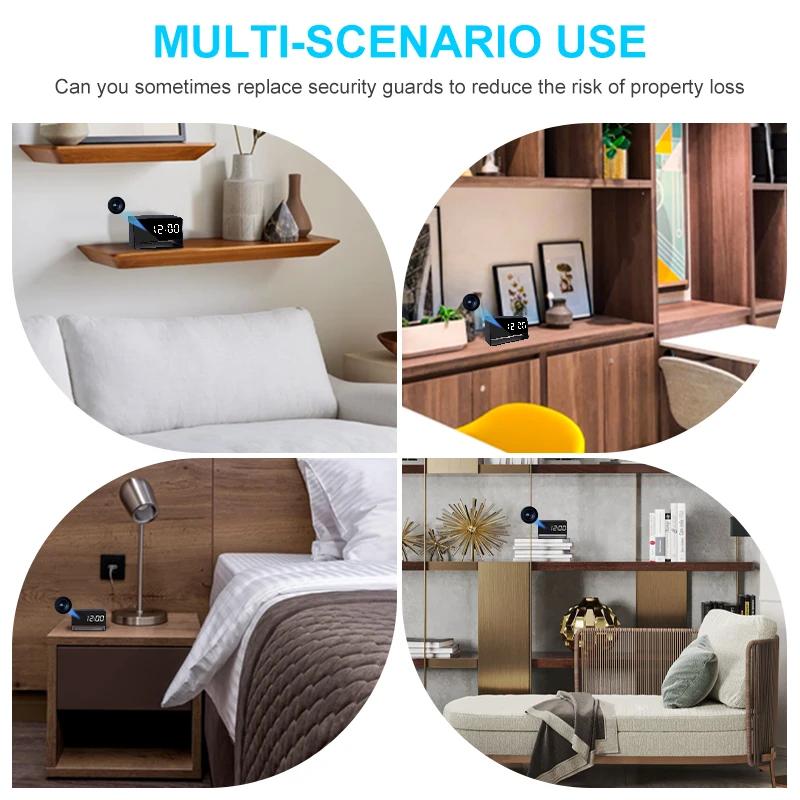 Mini 1080P Camera 2.4G Wifi Clock DVR Video Recorder Home Security Infrared Night Vision Motion Detection Camera | Fugo Best