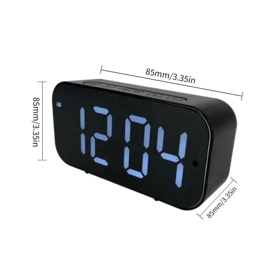 1080P HD Clock Camera Mini WiFi6 Remote Viewing Motion Detection Cam Home Security Surveillance Loop Record with 16GB SD Card | Fugo Best