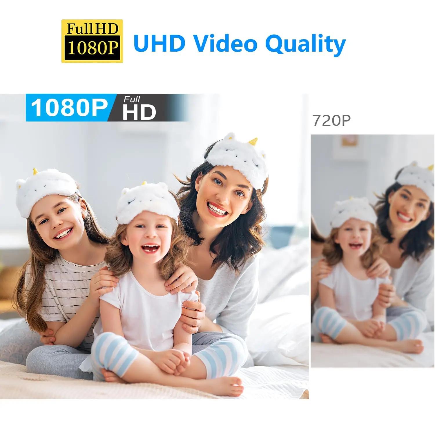 Countdown Alarm Clock 1080P WiFi Camera HD Digital Clock, Motion Detection Security Cam, USB-Powered Home Nanny Cam | Fugo Best