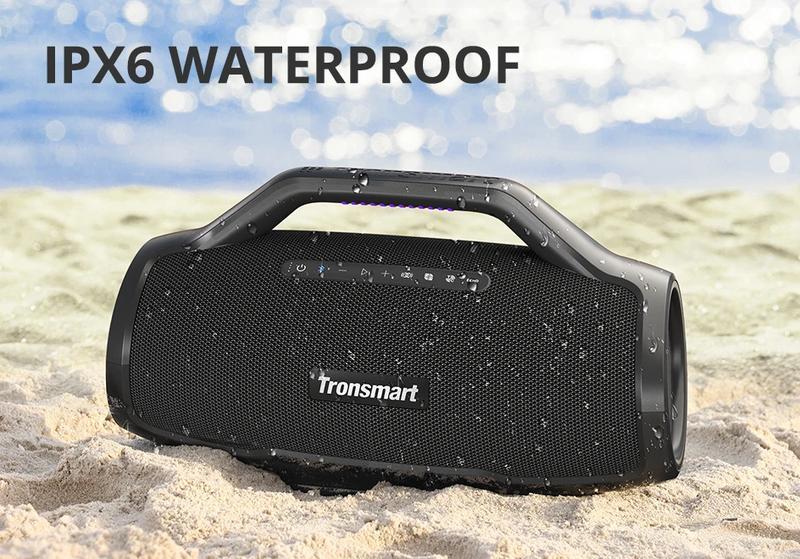 Tronsmart Bang Max Speaker Bluetooth Speaker with 130W, 3 Way Sound System, Sync Up 100+ Speakers, APP Control, Guitar/Mic Input | Fugo Best