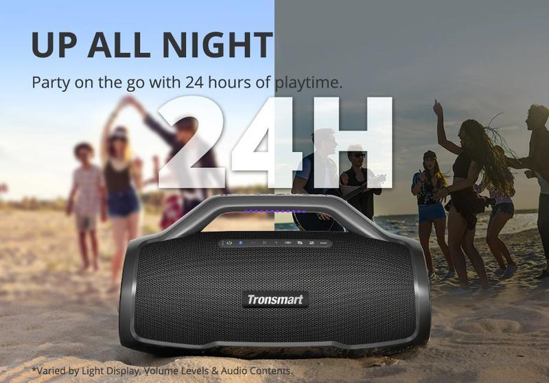 Tronsmart Bang Max Speaker Bluetooth Speaker with 130W, 3 Way Sound System, Sync Up 100+ Speakers, APP Control, Guitar/Mic Input | Fugo Best