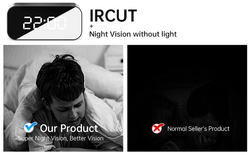 4K HD WIFI Clock Camera 166degree Camera Micro Cam IR Night View Alarm Camcorder Digital Watch Video Mini DVR Oculta Small Cam | Fugo Best