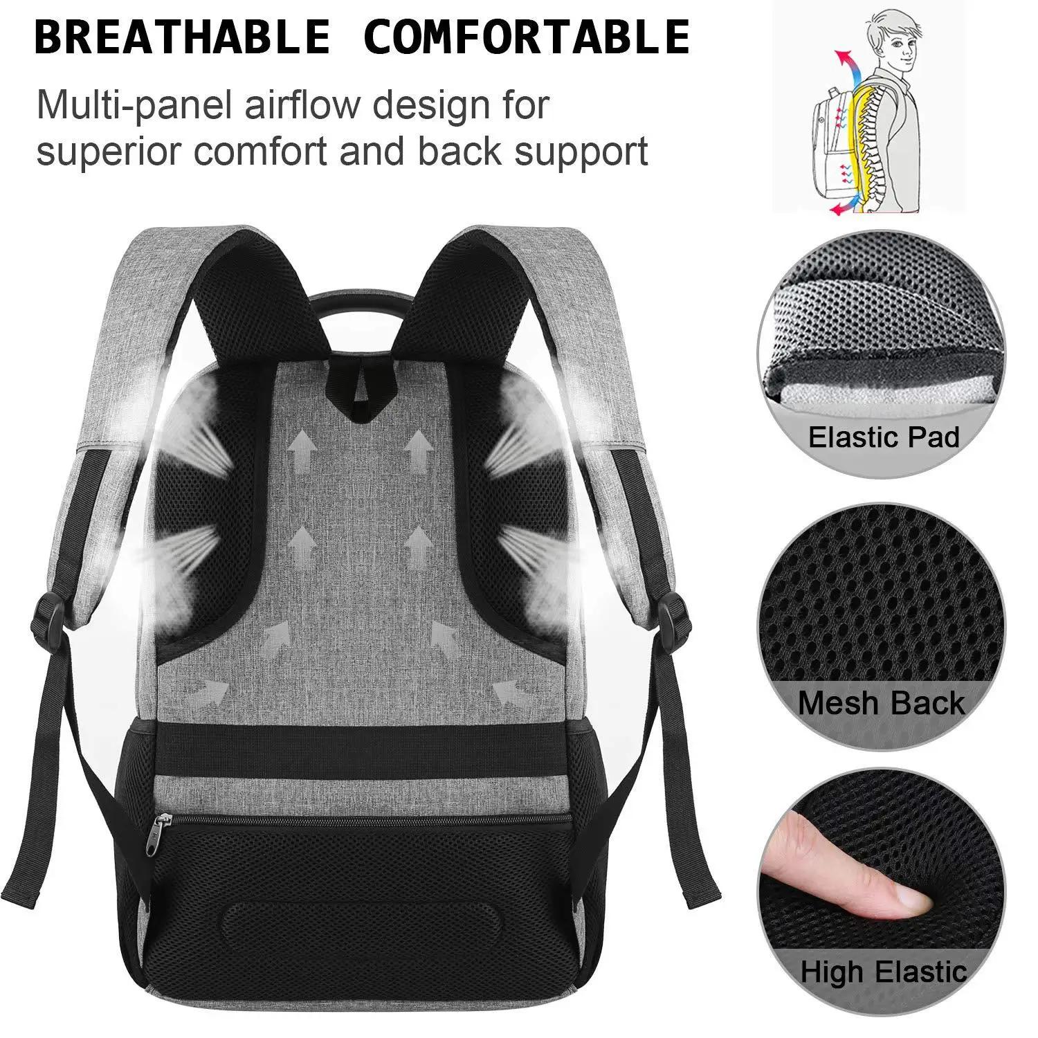 Man Backpack Men Travel Bag Outdoor Camera Lens Bag Black Ergonomics Laptop Bag Large Capacity Mountaineering Waterproof Handbag | Fugo Best