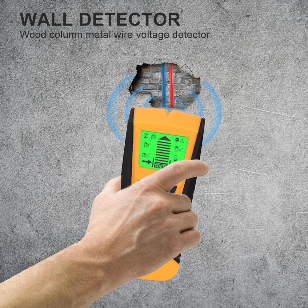 3 in 1 Wall Metal Detector Depth Professional Find Metal Wood Studs AC Voltage Live Wire Detect Wall Scanner Electric Box Finder | Fugo Best