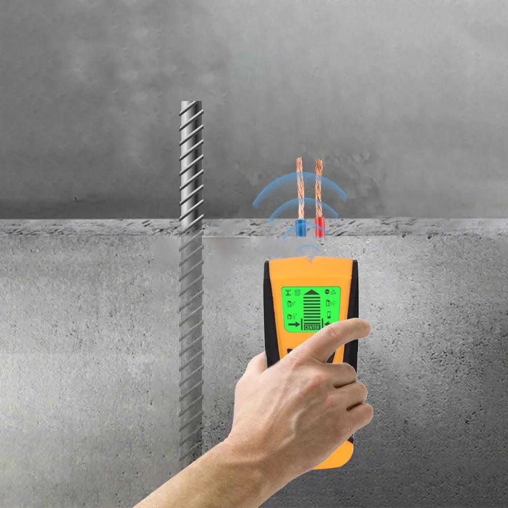 3 in 1 Wall Metal Detector Depth Professional Find Metal Wood Studs AC Voltage Live Wire Detect Wall Scanner Electric Box Finder | Fugo Best