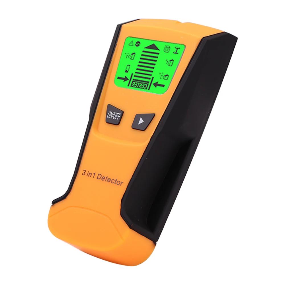 3 in 1 Wall Metal Detector Depth Professional Find Metal Wood Studs AC Voltage Live Wire Detect Wall Scanner Electric Box Finder | Fugo Best