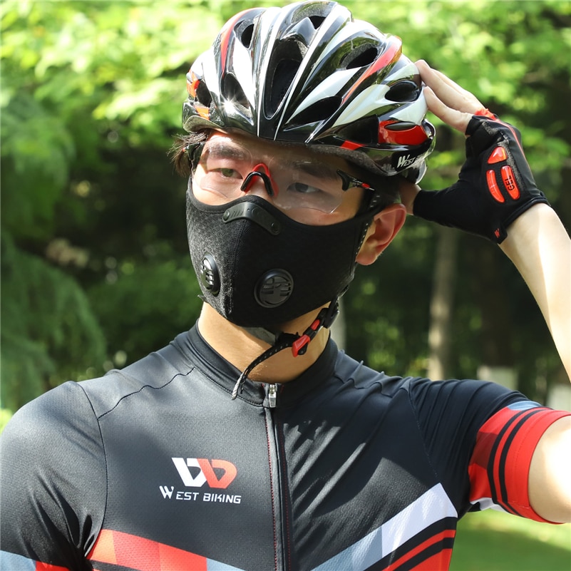 Cycling Face Mask Filter KN95 Anit-fog Breathable Dustproof Bicycle Respirator Sports Protection Dust Mask Coronavirus | Fugo Best