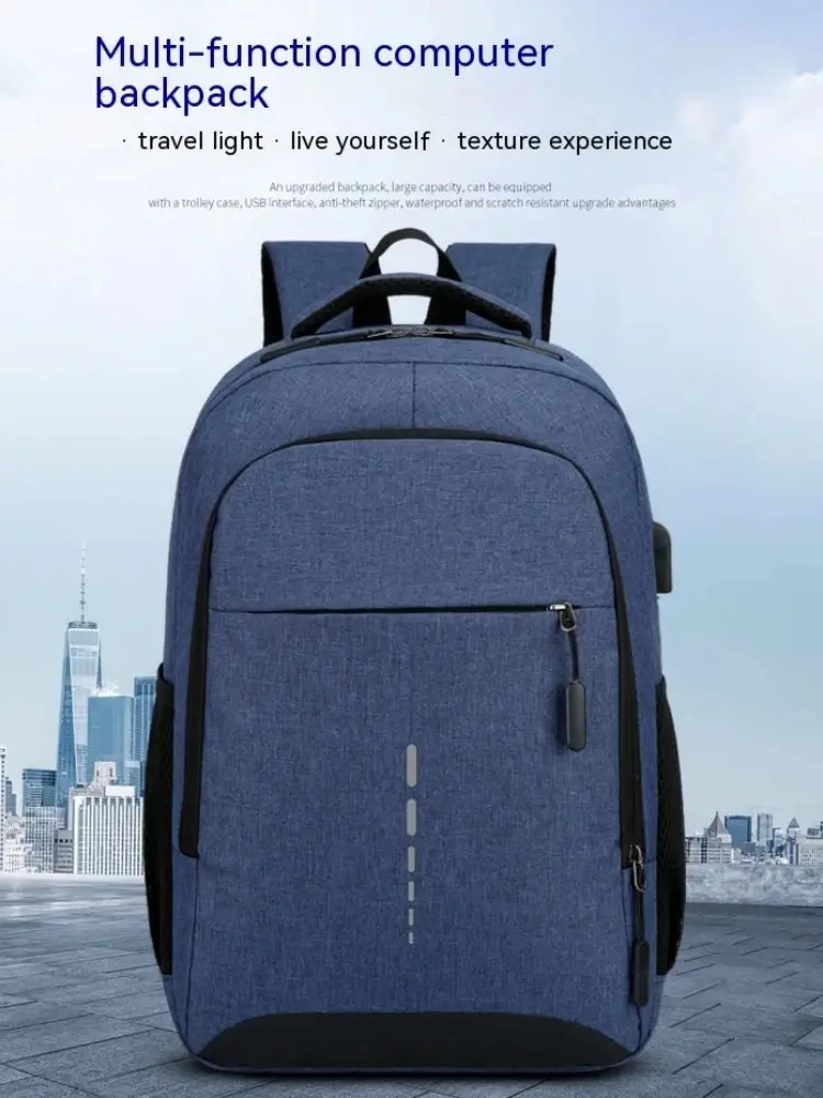 Mens BackPack LargeCapacity Simple Fashion Travel Female Student ComputerBag | Fugo Best