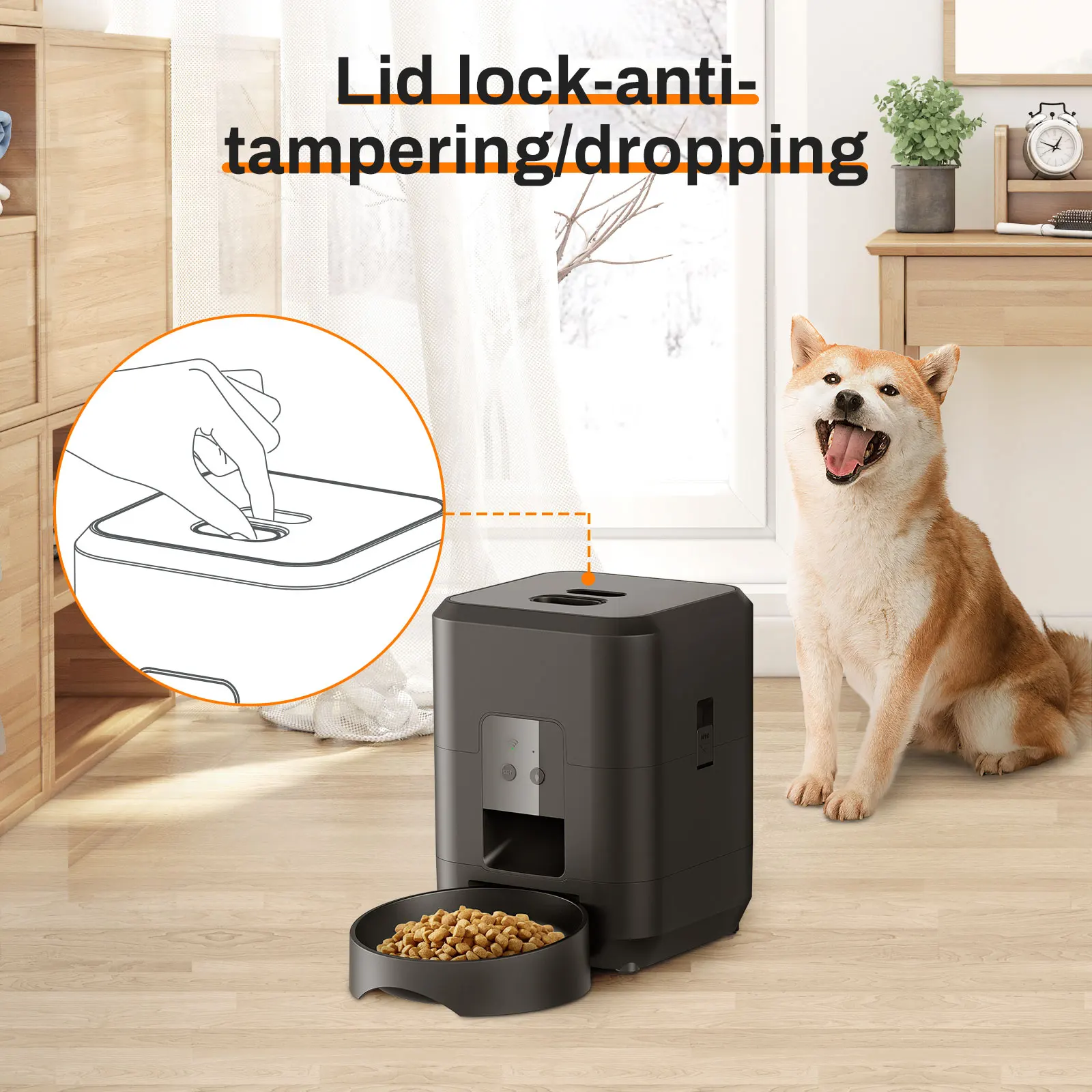 Smart Pet Feeder Automatic Cat Feeder Dog Slow Food Machine With Timed Quantitative Automatic Cat Food Dispenser Cat Dog Bowl | Fugo Best