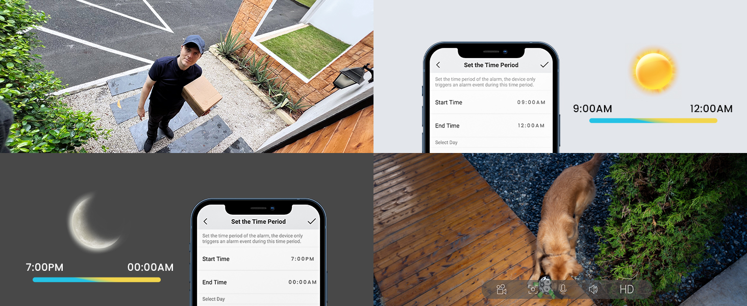 ieGeek 2K 3MP WiFiSolar Security Camera Outdoor Wireless with Color Night Vision, Camera Home Security Camera,Motion Detection | Fugo Best