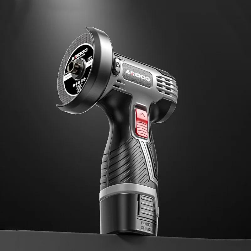 16.8V Mini Angle Grinder Portable Lithium Battery Large Capacity Polishing Grinding Cutting Machine for Household Power Tool | Fugo Best