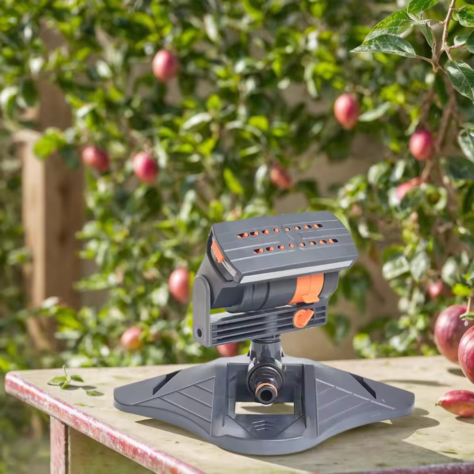 New Automatic Garden Sprinkler Adjustable Large Coverage Lawn Sprinkler 16 Holes Rotating Lawn Sprinkler for Outdoor Yard Garden | Fugo Best