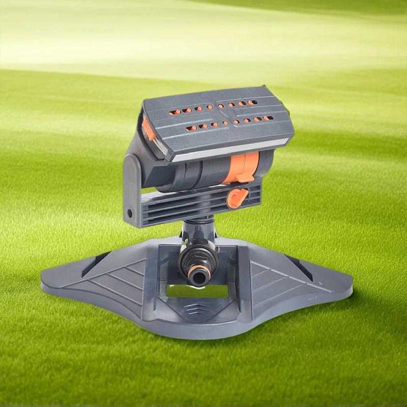 New Automatic Garden Sprinkler Adjustable Large Coverage Lawn Sprinkler 16 Holes Rotating Lawn Sprinkler for Outdoor Yard Garden | Fugo Best
