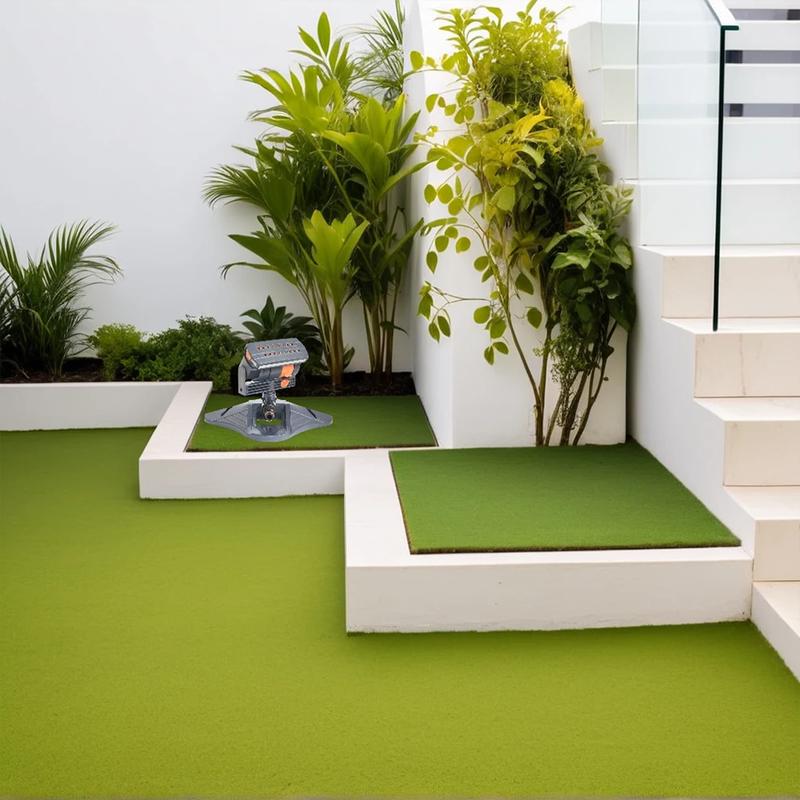 New Automatic Garden Sprinkler Adjustable Large Coverage Lawn Sprinkler 16 Holes Rotating Lawn Sprinkler for Outdoor Yard Garden | Fugo Best