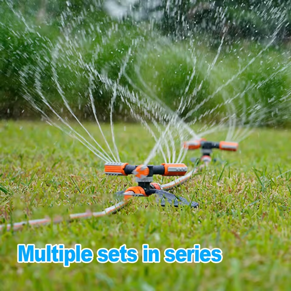Garden Sprinkler Automatic 360 Degree Rotating Water Sprayer 3 Fork Irrigation Lawn Sprinkler for Agriculture Irrigation | Fugo Best