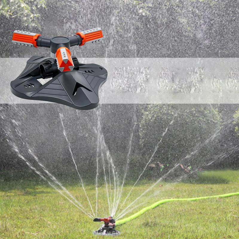 Garden Sprinkler Automatic 360 Degree Rotating Water Sprayer 3 Fork Irrigation Lawn Sprinkler for Agriculture Irrigation | Fugo Best