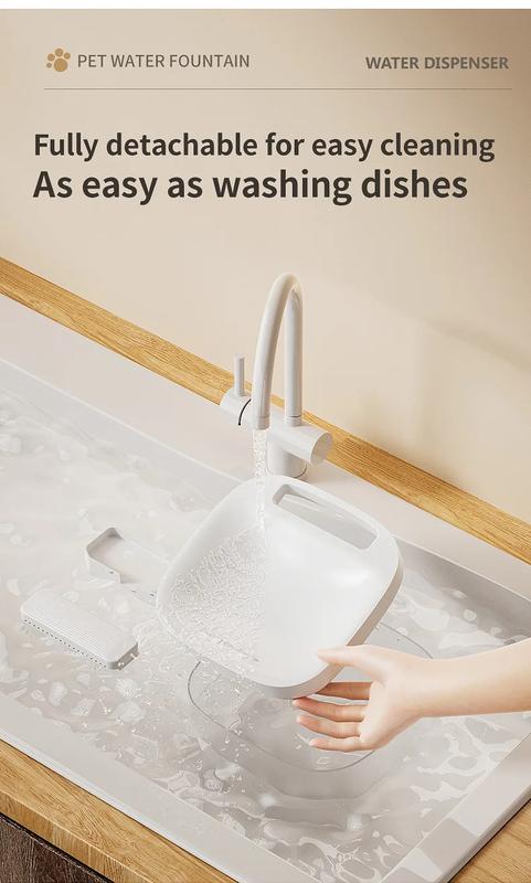 3L USB Pet Water Fountain with Pump & Filter Anti-Dry Burning Cat Water Dispenser Auto Recirculating Pet Water Flow Drinker | Fugo Best