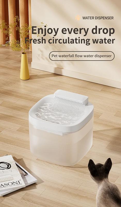 3L USB Pet Water Fountain with Pump & Filter Anti-Dry Burning Cat Water Dispenser Auto Recirculating Pet Water Flow Drinker | Fugo Best