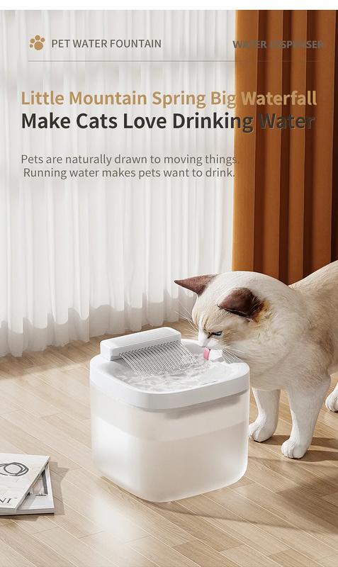 3L USB Pet Water Fountain with Pump & Filter Anti-Dry Burning Cat Water Dispenser Auto Recirculating Pet Water Flow Drinker | Fugo Best