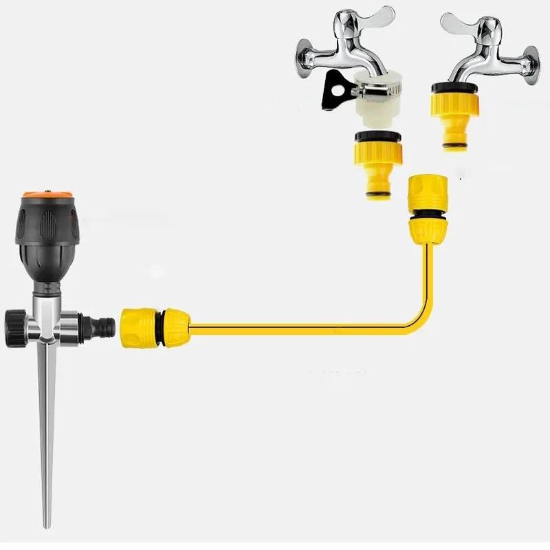 McGonagall nozzle 360 degree rotating automatic sprinkler for garden, lawn, landscaping, agricultural irrigation, and spraying | Fugo Best