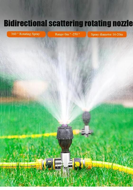 McGonagall nozzle 360 degree rotating automatic sprinkler for garden, lawn, landscaping, agricultural irrigation, and spraying | Fugo Best