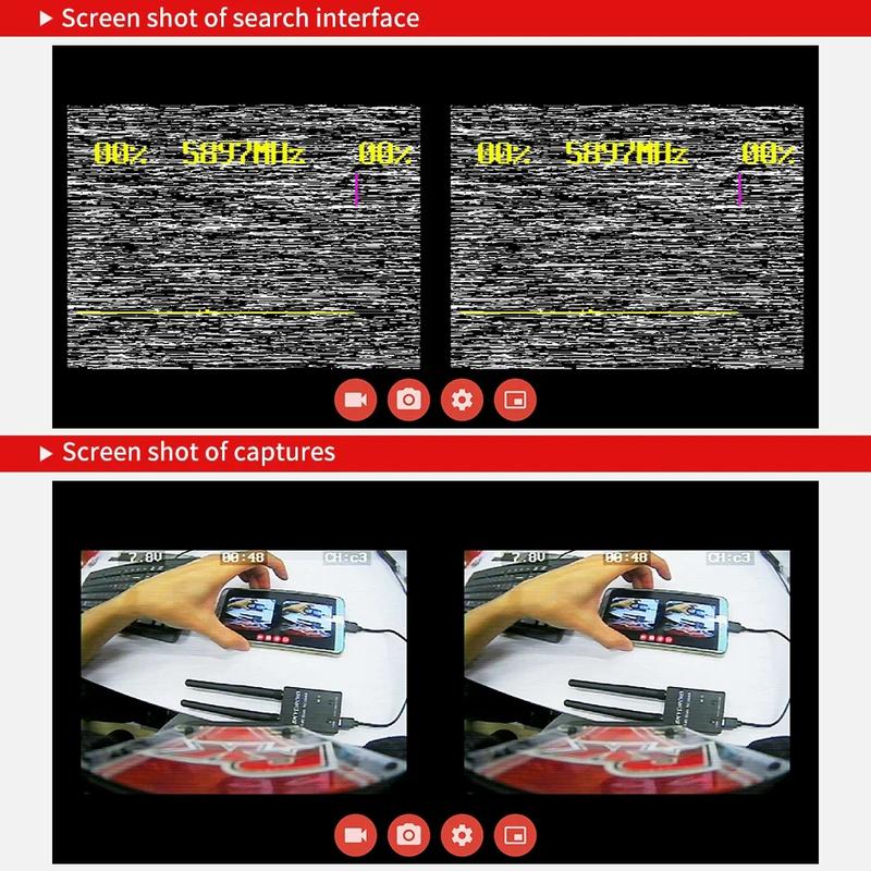 Skydroid UVC Single /Dual Antenna Control Receiver OTG 150CH 5.8G Full Channel FPV Receiver W/Audio for Android Smart Phone PC M | Fugo Best