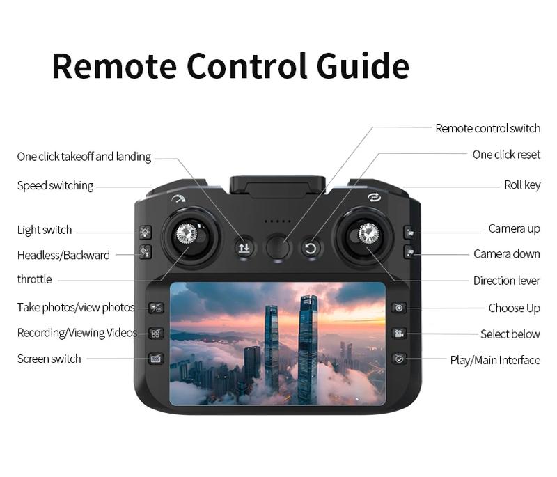 K200 MAX 8K HD Drone 5KM FPV Transmission With Optical Flow Positioning Obstacle Avoidance for Professional Aerial Photography | Fugo Best